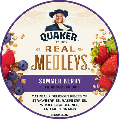 Real Medleys QUAKER REAL MEDLEY SUMMER BERRY 12/2.46Z