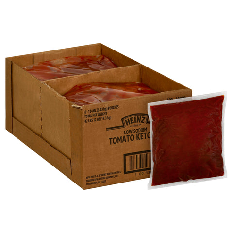 Heinz Low Sodium Ketchup, 114 Ounce.