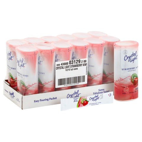 Crystal Light Strawberry Kiwi Drink Mix, 2.3 Ounce -- 12 per case.