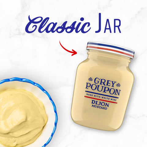 Kraft Grey Poupon Dijon Mustard, 8 Ounce -- 12 per case.