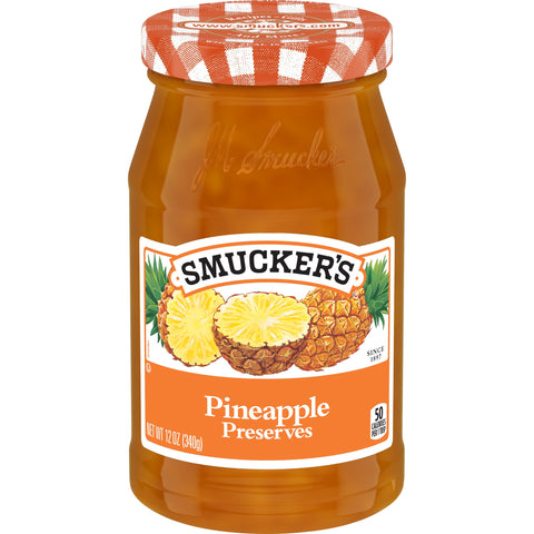 Smuckers Pineapple Preserves, 12 Ounce -- 12 per case