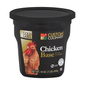 Custom Culinary® Low Sodium Chicken Base, No MSG Added 4 x 5 lb.