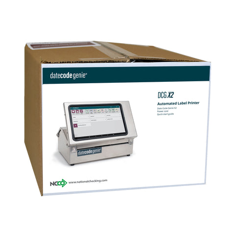 National Checking PRINTER DATE CODE GENIE SNG