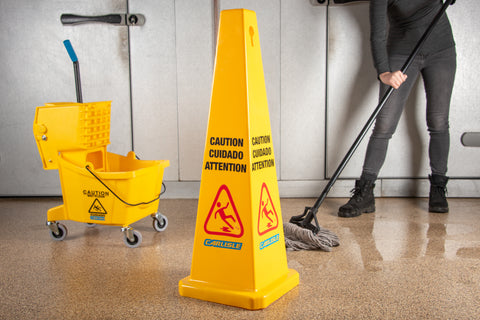 Carlisle CAUTION CONES & BARRIERS CAUTION CONE YELLOW 36