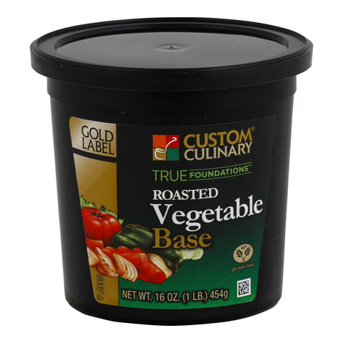 Custom Culinary® True Foundations™ Vegetable Base, No MSG Added 6 x 1 lb.
