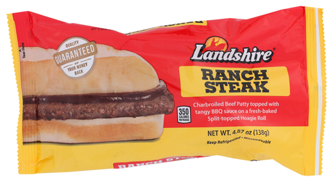Landshire® SANDWICH RANCH STEAK SUB IW 4.87 OZ 10000030091