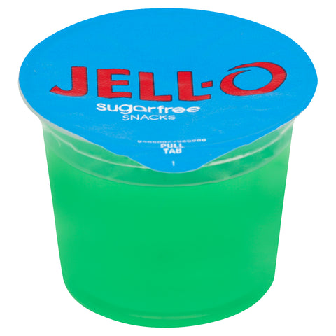 Jello Ready To Eat Lemon Lime Gelatin Snacks, 12.5 Ounce -- 6 per case.