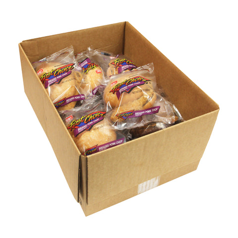 Advance Pierre Fast Choice Breaded Pork Chop Sandwich, 5.35 Ounce -- 12 per case.
