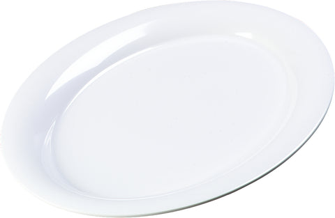 Carlisle PLATTER OVAL WIDE RIM DESIGNER DISPLAYWARE™ WHITE 21X15