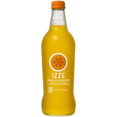Izze JUICE CLEMENTINE SPARKLING GLASS BOTTLE