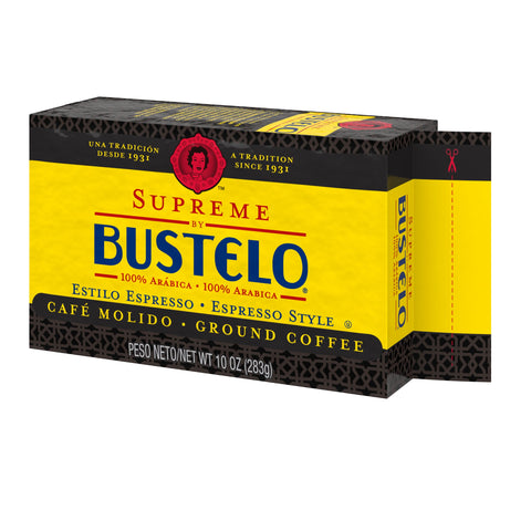 Bustelo Supreme Premium Ground Coffee, 10 Ounce -- 12 per case.