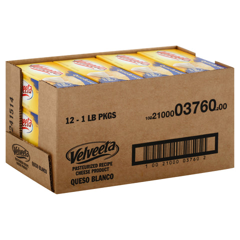 Velveeta Queso Blanco Cheese Loaf, 1 Pound -- 12 per case.