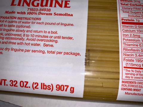 Hospitality PASTA LINGUINI