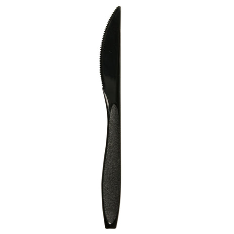 Solo® Impress™ KNIFE PLASTIC HEAVY WEIGHT BLACK