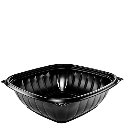 PresentaBowls Pro® BOWL SQUARE PLASTIC BLACK 48 OZ