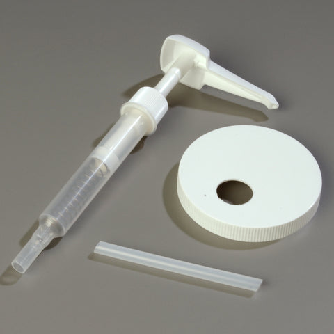 Carlisle PUMP & LID SET (110MM) 5 DIP TUBE - WHITE 