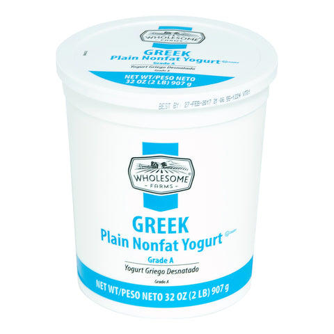 Wholesome Farms Imperial YOGURT GREEK PLAIN NON FAT