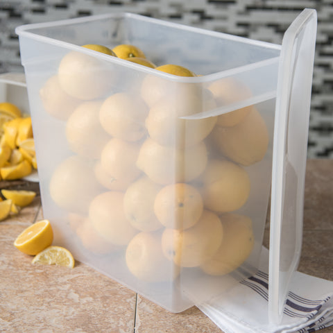 Carlisle CONTAINER FOOD PLASTIC RECTANGLE CLEAR
