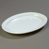 Carlisle PLATTER TRAY OVAL KINGLINE™ MELAMINE WHITE 13.5X9.75