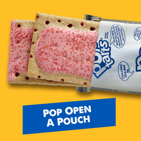 Snack Pastry Pop Tart Cherry Frosted