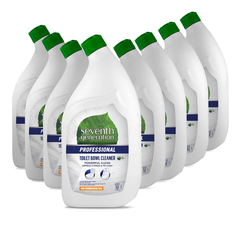 Seventh Generation Pro Toilet Bowl Cleaner,Empress Cypress and Fir Scent, Biodegradable, 32 Fluid Ounce -- 8 per case