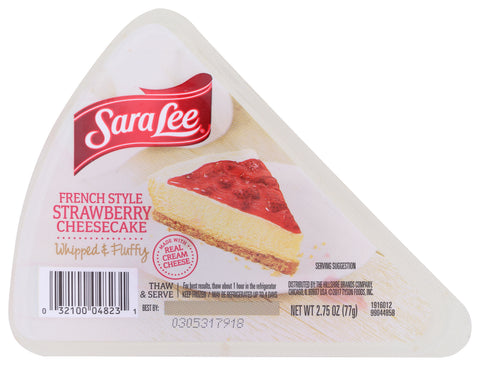 Sara Lee Frozen CHEESECAKE STRAWBERRY FRENCH SLICES