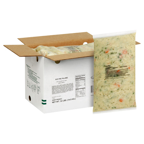 Quality Chef® POT PIE FILLING BAG NO CHICKEN 78001287