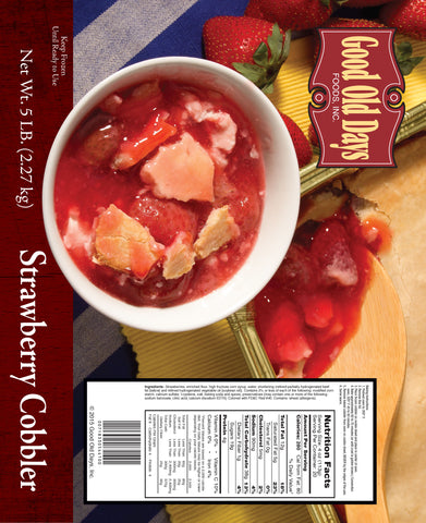 Good Old Days Strawberry Cobbler, 5 Pound -- 2 per case.