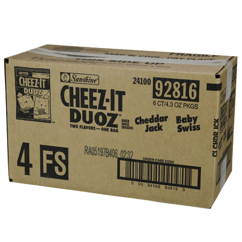 Cracker Duoz Cheddar Jack Baby Swiss