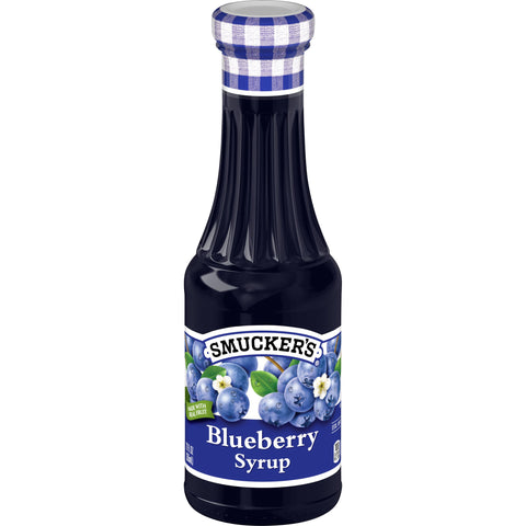 Smuckers Blueberry Syrup, 12 Fluid Ounce -- 6 per case.