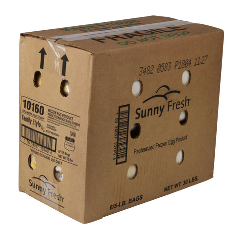 Sunny Fresh™ EGG LIQUID WHOLE M/A CARTON BREAKFAST BAR W/ CITRIC ACID FZ