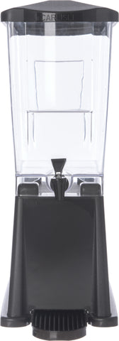 Carlisle DISPENSER BEVERAGE TRIMLINE™ ECONOMY SINGLE BASE BLACK 3 GAL