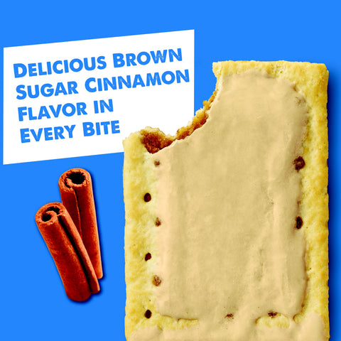 Kelloggs Pop-Tarts Frosted Brown Sugar Cinnamon Toaster Pastries, 13.5 Ounce -- 12 per case