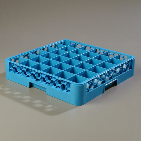 OptiClean™ RACK GLASS 36-COMPARTMENT CARLISLE BLUE