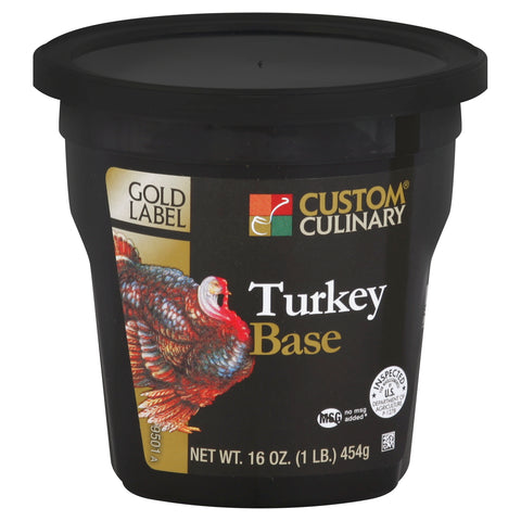 Custom Culinary® Turkey Base, No MSG Added 6 x 1 lb.