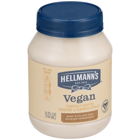 Hellmann's Vegan Mayonnaise, 24 Fluid Ounce -- 6 Per Case