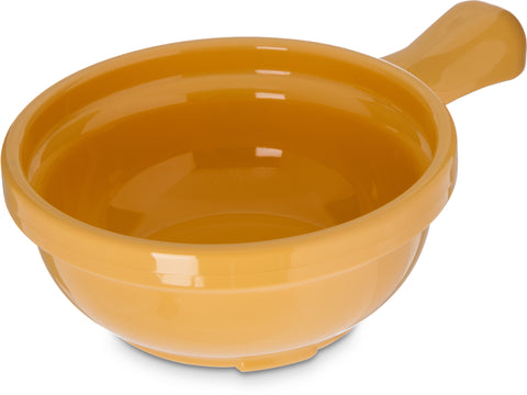 Carlisle BOWL SOUP HANDLED HONEY YELLOW 4-5/8