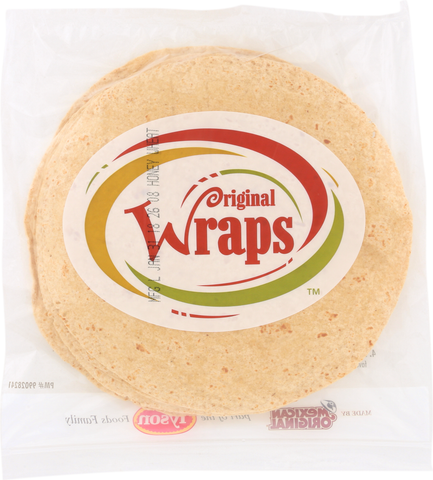 Tortilla Flour Honey Wheat Pressed 12