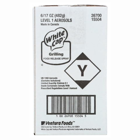 White Cap Grilling Pan Spray, 1.06 Pound -- 6 per case.
