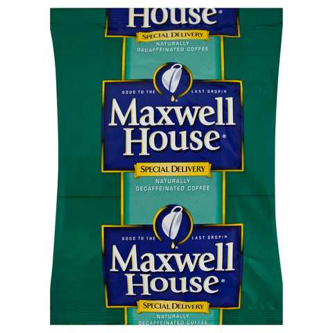 Maxwell House Decaf Special Delivery Ground Coffee - 1.3 oz pack, 42 packs per case