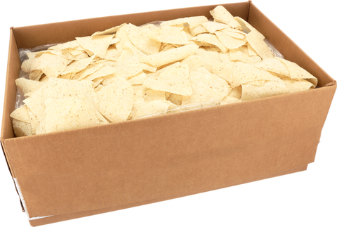 Mexican Original Baked White Corn Tortilla Chips, 30 Pound.