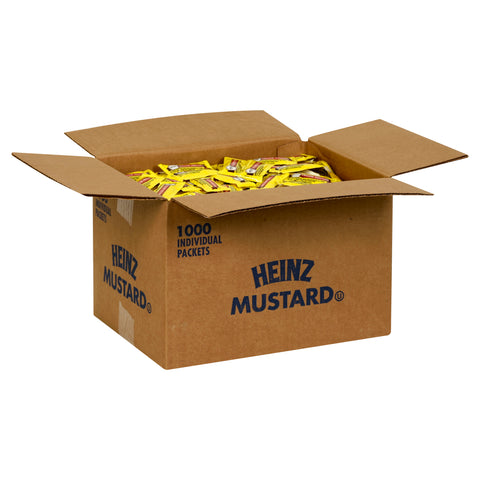 Heinz Single Serve Mustard Packet, 0.2 Ounce -- 1000 per case