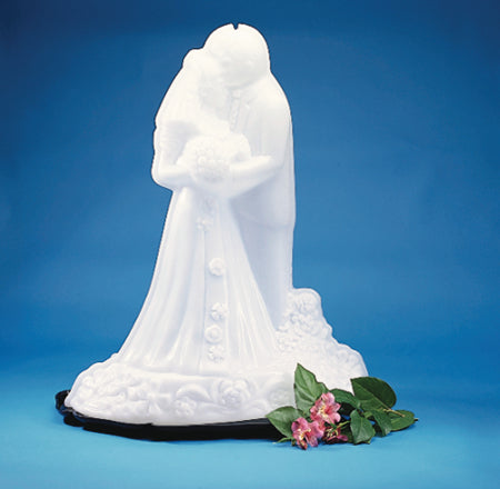 Carlisle ICE MOLD BRIDE & GROOM WHITE PE