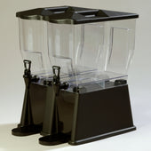 Carlisle DISPENSER TRIMLINE™ PREMIUM DOUBLE BASE BLACK 2/3.5 GAL
