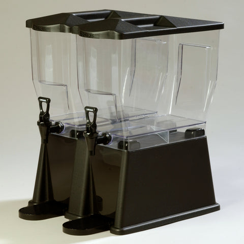 Carlisle DISPENSER TRIMLINE™ PREMIUM DOUBLE BASE BLACK 2/3.5 GAL