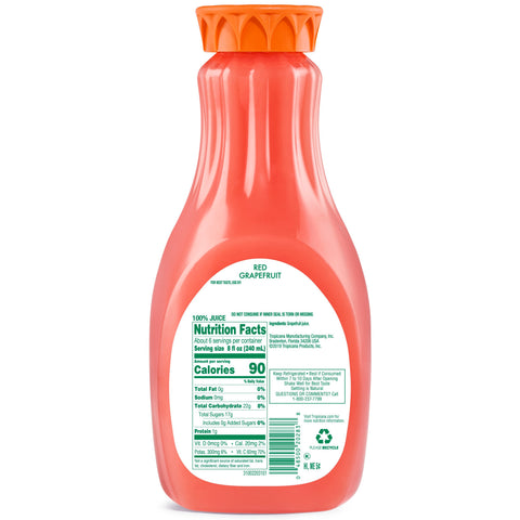 Tropicana Pure Premium JUICE GRAPEFRUIT RUBY RED PLASTIC BOTTLE