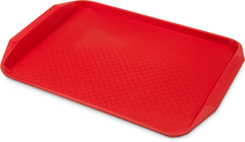 Carlisle TRAY SERVING CAFE® HANDLED RED 12X17