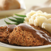 Meatloaf Cooked Sliced 3 Oz 3330