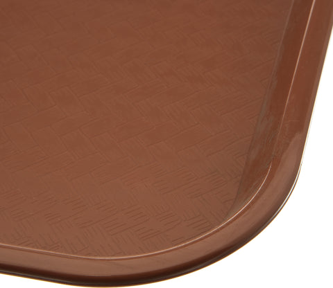 Sysco Brand TRAY CAFE PLASTIC LIGHT BROWN 14X18