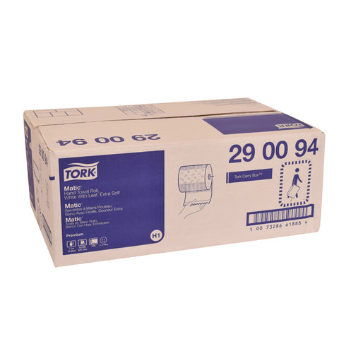 Tork White Premium Extra Soft Matic Hand Towel Roll, 7.7 inch x 300 Feet -- 6 per case
